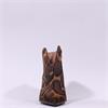 Hispanitas Paris V Cut Heel Ankle Boot - Mocha Leopard